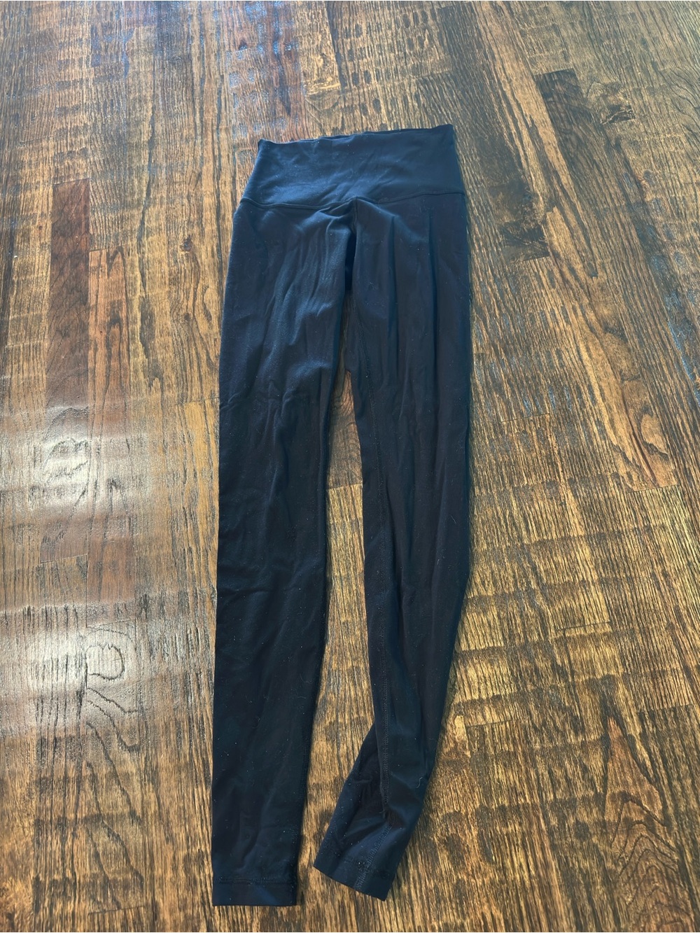 Foldover Black Leggings - Lululemon